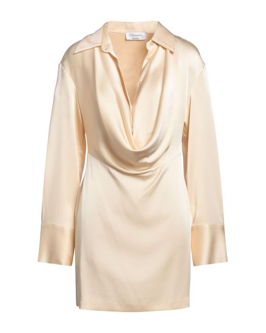 Blumarine Natural Mini-Kleid