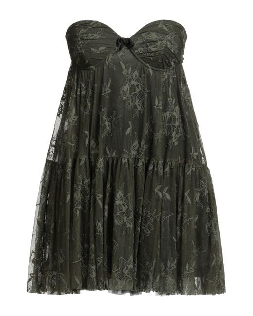 Aniye By Gray Military Mini Dress Polyamide, Elastane