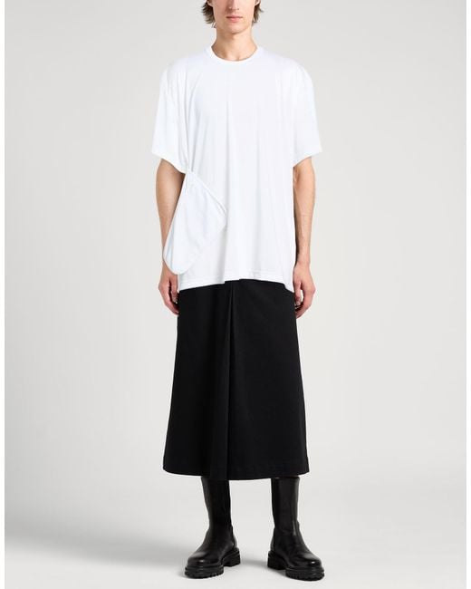 Comme des Garçons White Homme Plus T-Shirt Polyester for men