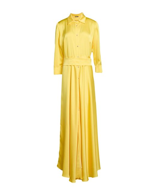 Camilla Yellow Maxi Dress Polyester