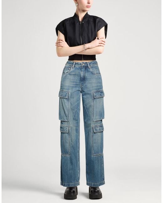 Rick Owens Blue Jeans Cotton