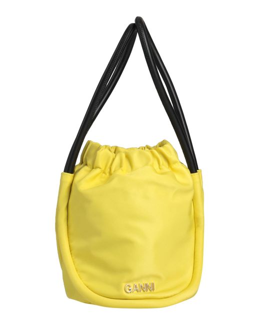 Ganni Yellow Handtaschen