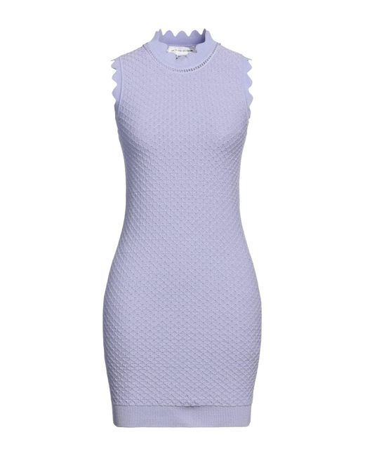 Victoria Beckham Purple Mini Dress