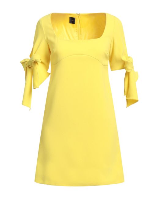 Pinko Yellow Mini Dress