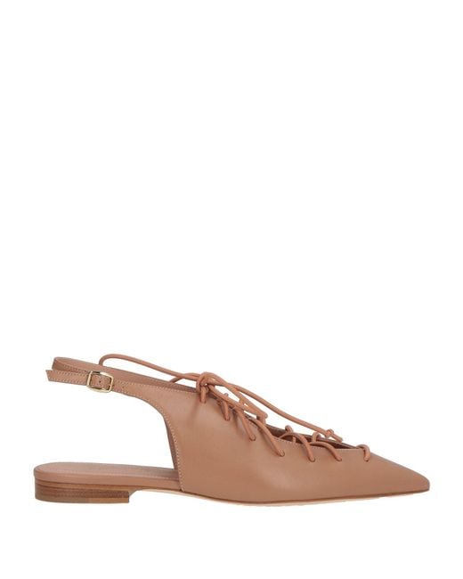 Malone Souliers Brown Ballet Flats