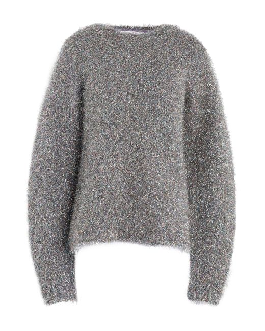 Jil Sander Gray Sweater Mohair Wool, Polyamide, Polyester