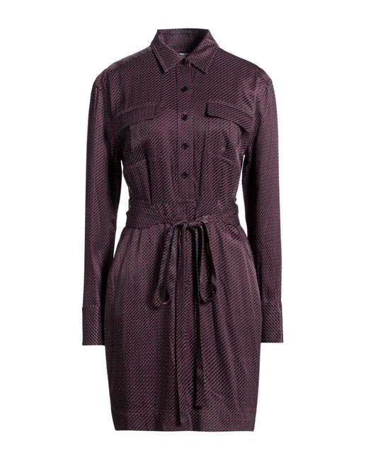 Equipment Purple Mini Dress