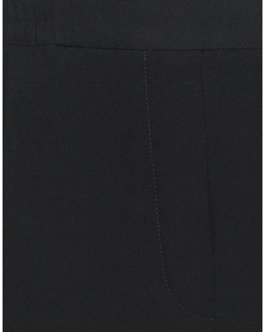 Etro Black Pants Viscose, Wool, Elastane