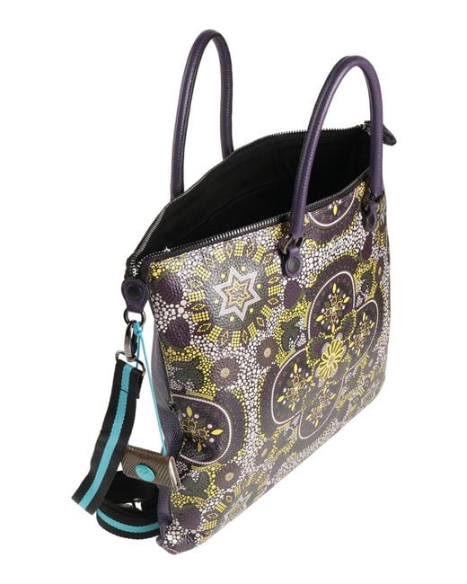 Gabs Purple Handbag Calfskin