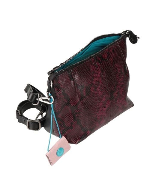 Gabs Purple Burgundy Cross-Body Bag Calfskin