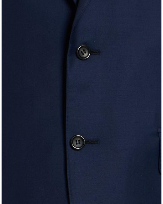 Canali Blue Suit Wool for men