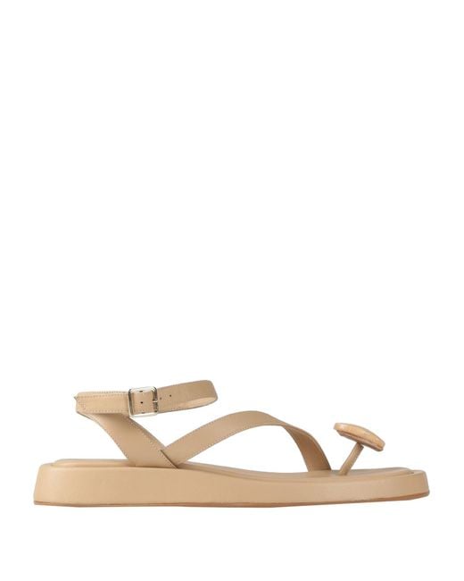 GIA RHW Natural Thong Sandal