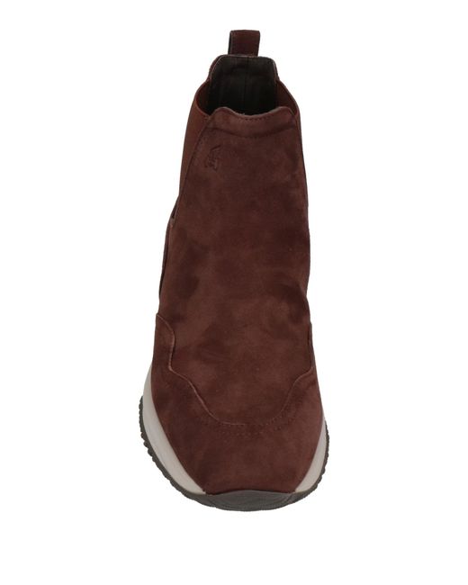 Hogan Brown Ankle Boots