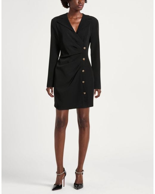 Relish Black Mini Dress Polyester, Elastane