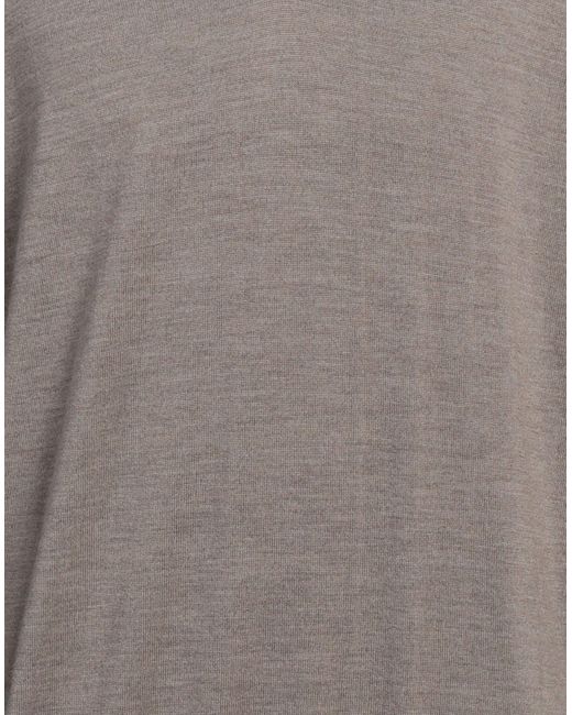 Alpha Studio Gray Sweater for men