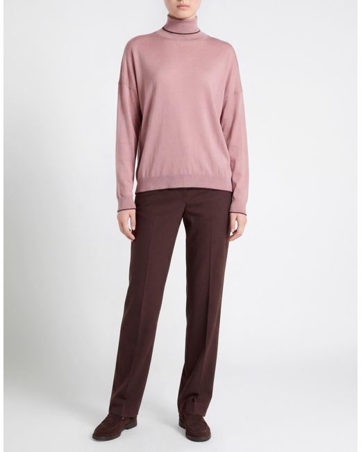 Eleventy Pink Turtlenecks