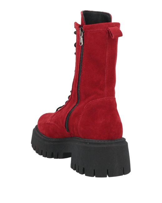 Islo Isabella Lorusso Red Ankle Boots