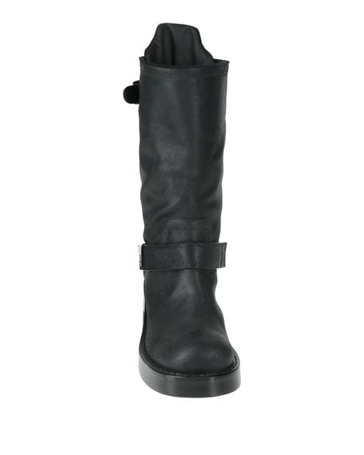 Fabi Black Ankle Boots