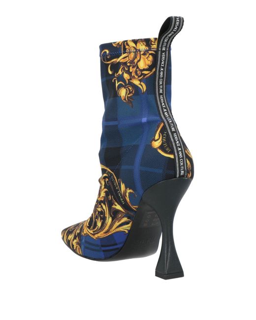 Versace Blue Ankle Boots