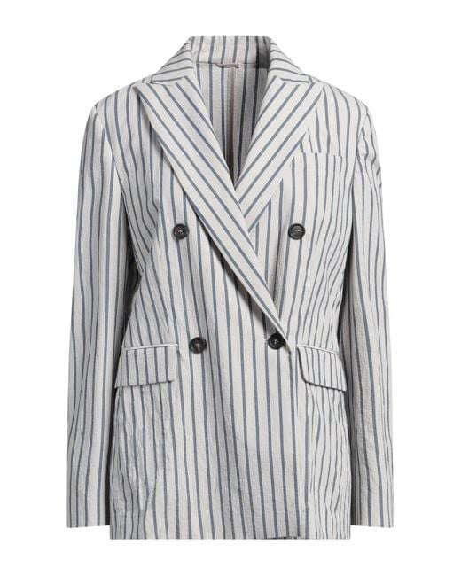 Brunello Cucinelli Gray Blazer