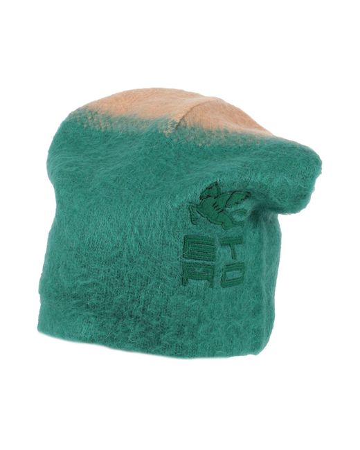 Etro Green Hat for men