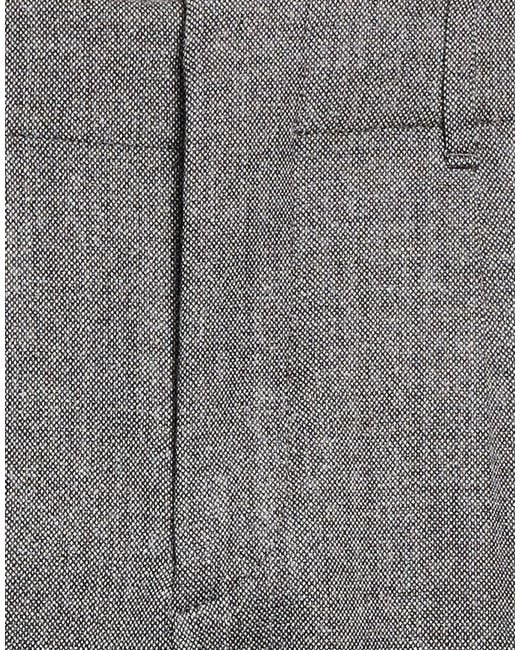Dondup Gray Pants Virgin Wool, Elastane for men