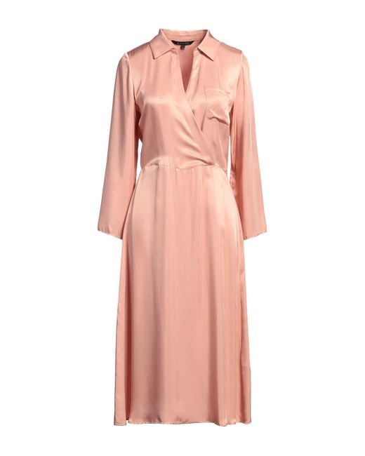 ARMANI EXCHANGE Pink Midi Dress