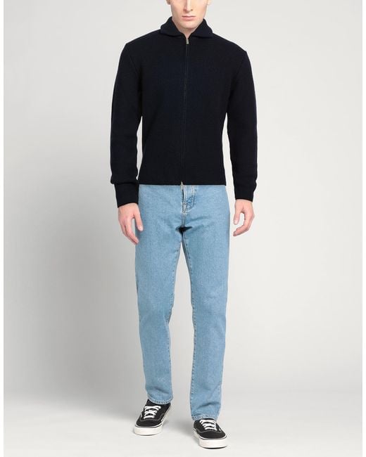 FILIPPO DE LAURENTIIS Blue Cardigan for men