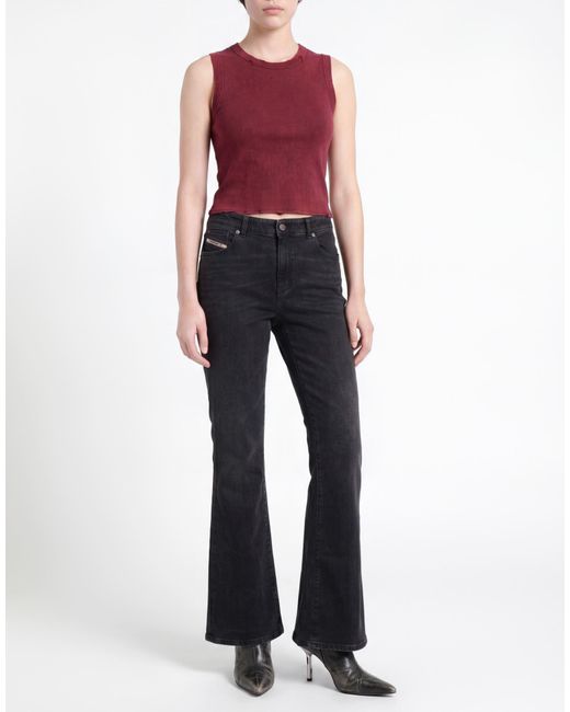 DIESEL Black Jeans Cotton, Elastane