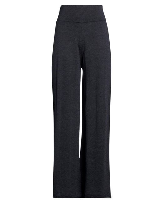 Alpha Studio Blue Charcoal Pants Virgin Wool