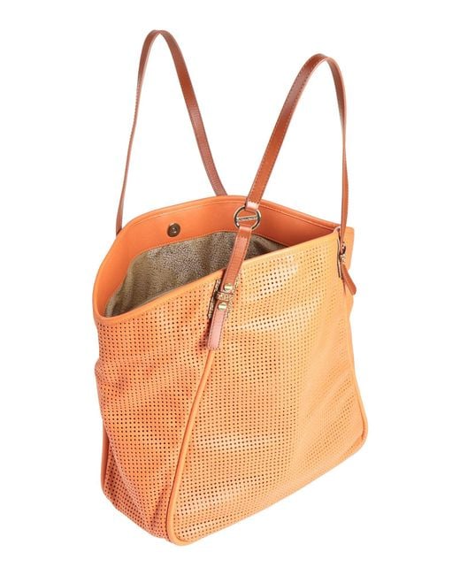 Borbonese Orange Handbag
