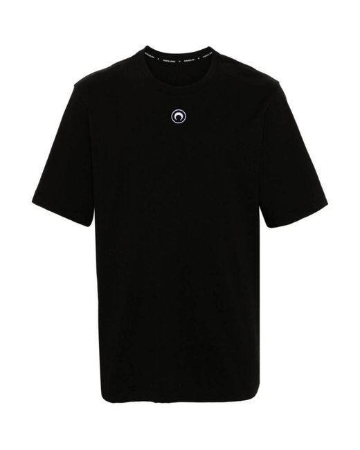 T-shirt Crescent Moon di MARINE SERRE in Black da Uomo