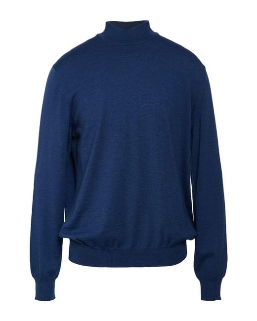 Gran Sasso Blue Turtleneck for men