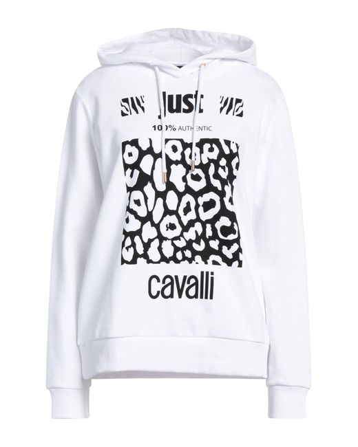Just Cavalli White Sweatshirt
