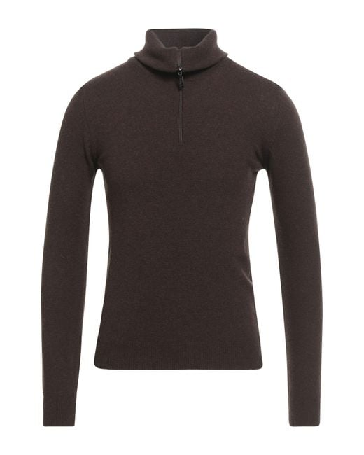 Berna Black Turtleneck for men