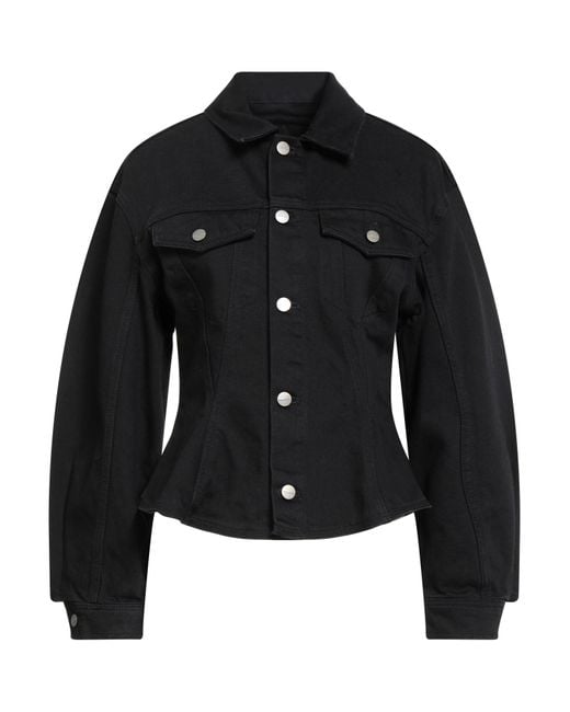 Marc Jacobs Black Denim Outerwear Cotton