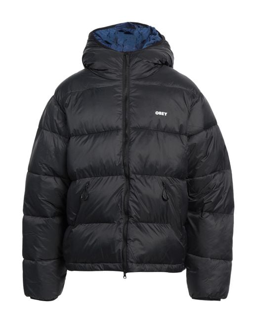Obey Black Puffer for men