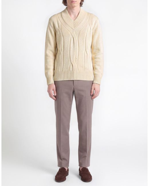 Alpha Studio Natural Sweater Cashmere for men