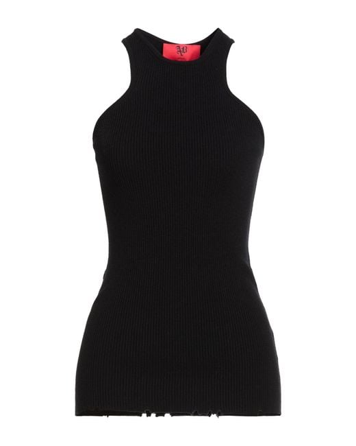 Aniye By Black Tank Top Polyamide, Acrylic, Wool, Polyester