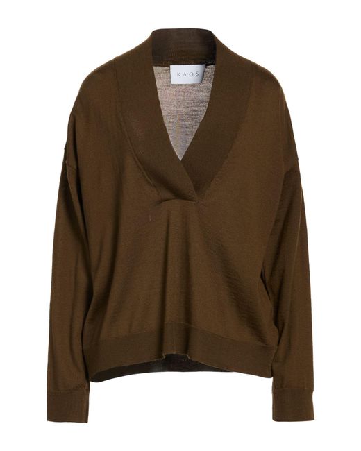Pullover Kaos de color Brown