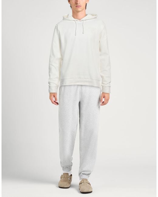 Fred Mello White Sweatshirt Cotton, Polyester, Elastane for men