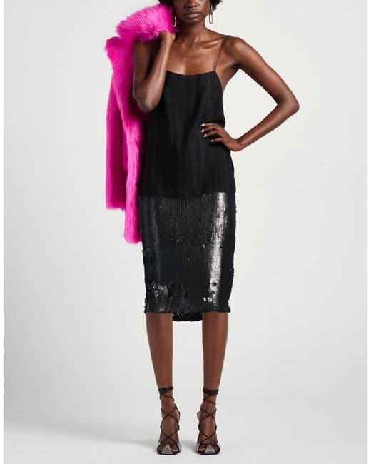 Alpha Studio Black Midi Skirt