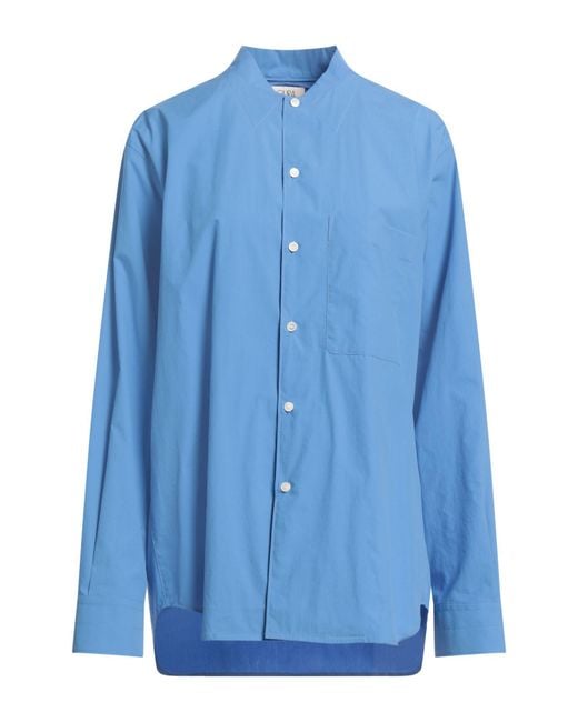 Quira Blue Shirt Cotton