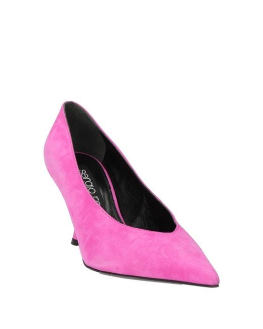 Sergio Rossi Pink Fuchsia Pumps Leather