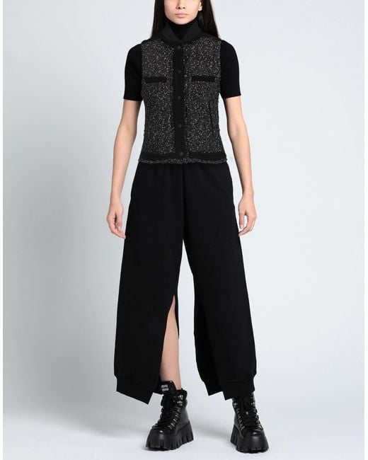 Rag & Bone Black Vest Wool, Polyester, Acrylic, Nylon, Virgin Wool