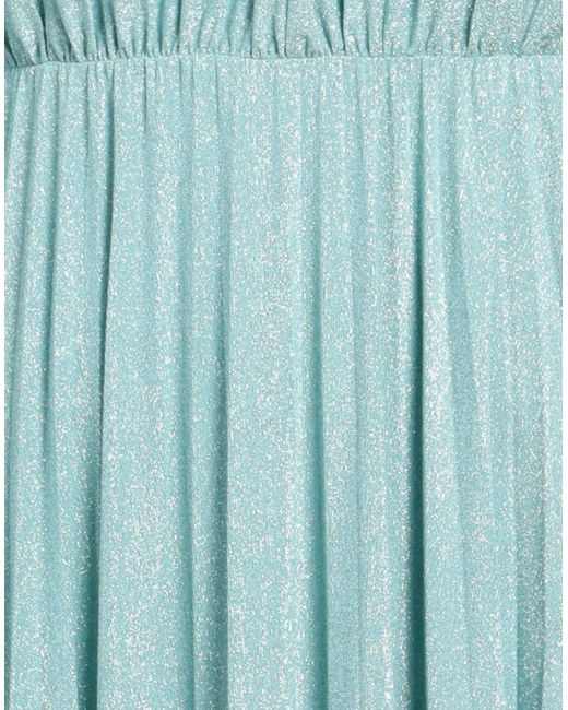 Liu Jo Blue Mini Dress Viscose, Polyester, Polyamide, Elastane