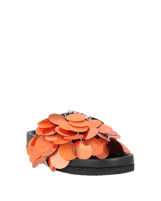 Rabanne Orange Sandals