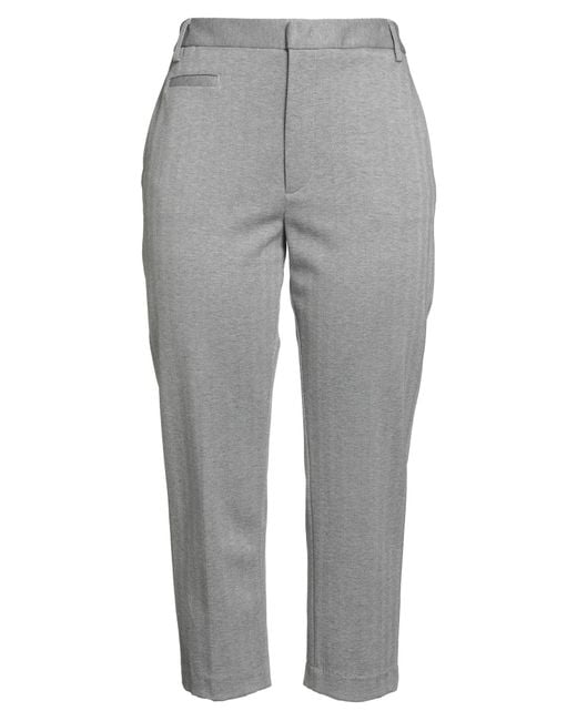 Dondup Gray Pants Viscose, Polyester, Polyamide, Elastane