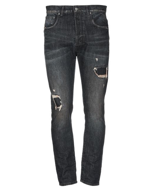 Daniele Alessandrini Gray Jeans Cotton for men