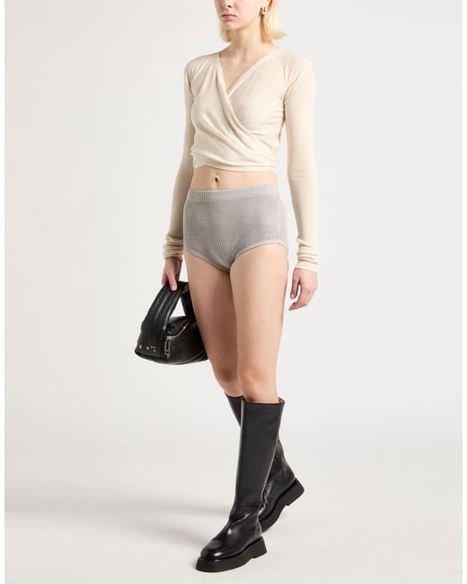 All Three White Shorts & Bermuda Shorts Cotton